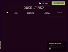 Tablet Screenshot of douce-pizza.fr